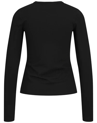JJXX - JXCeline Gigi Solid Langærmet Trøje - Black
